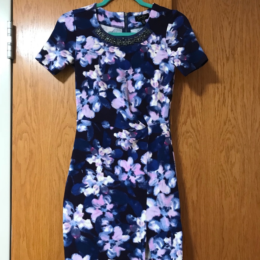 Jessica Simpson Lavender Flower Dress